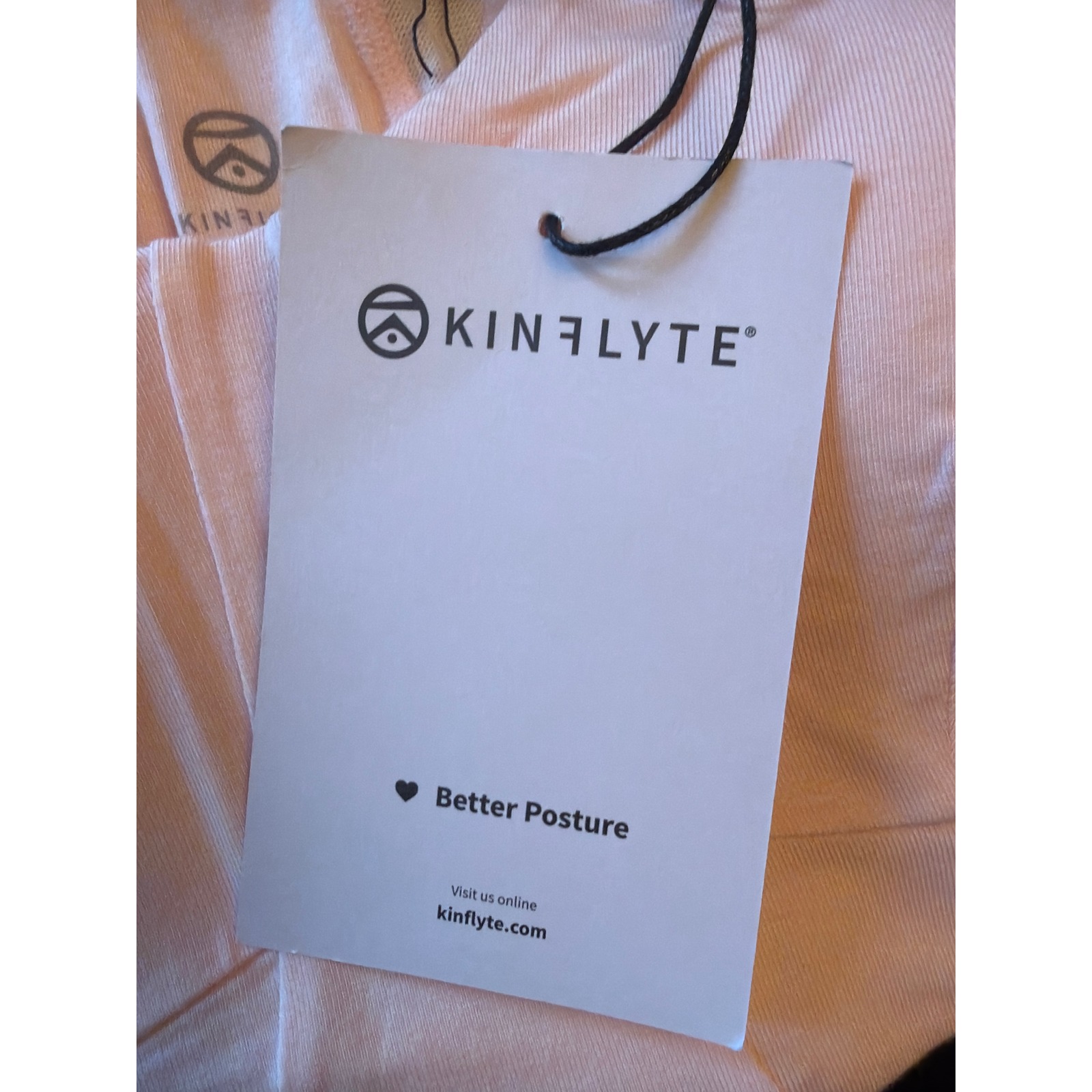 Kinflyte Bra Pink Posture Correcting Wireless Modal Blend Activewear Small Nwt — image 2 of 4